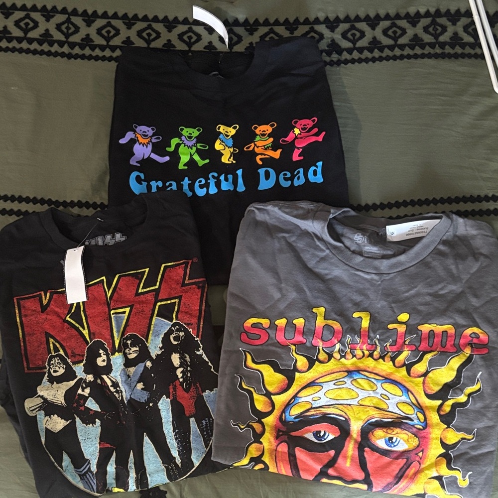 Graphic Band T-Shirts Bundle